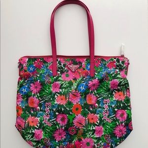 PRADA Tessuto Stampat Floral Tote